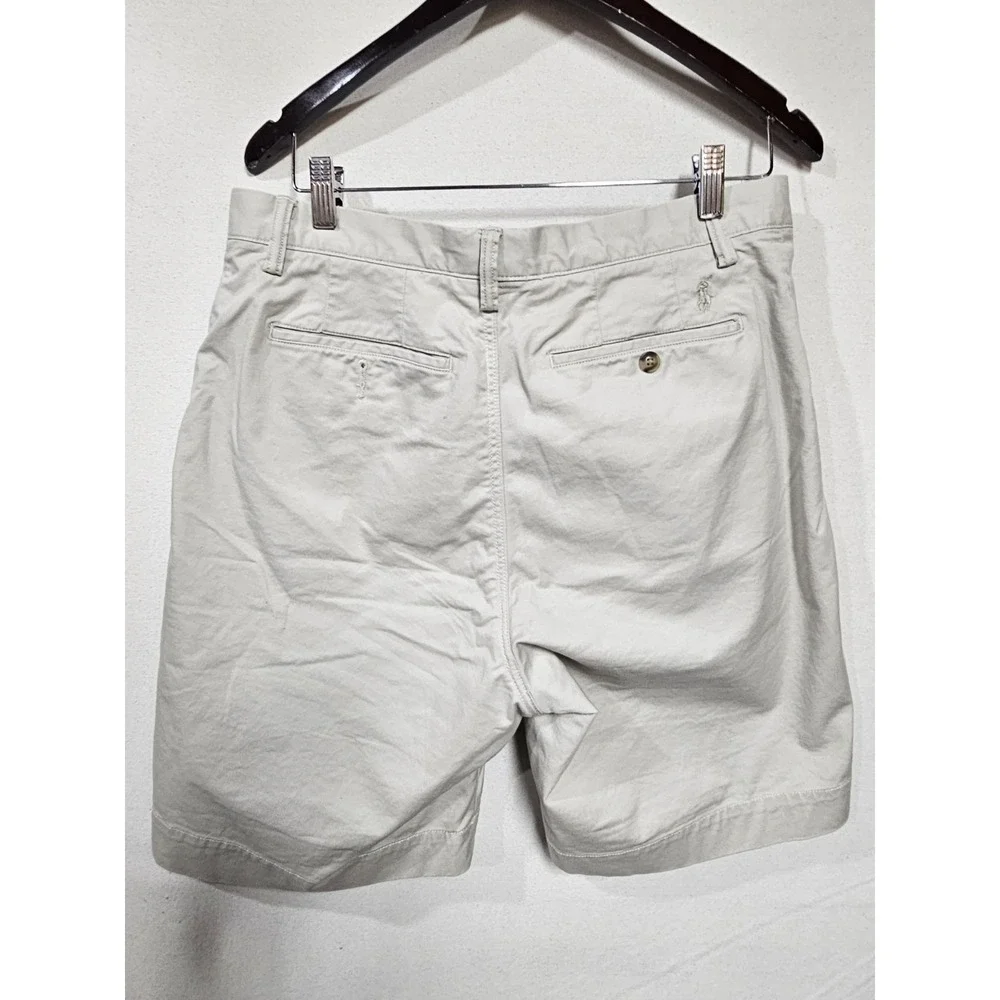 Vintage Polo Ralph Lauren Shorts Mens 35 Beige Classic Fit Chino Casual Preppy‎